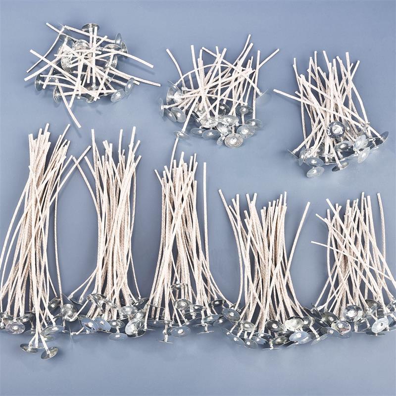 Candle Supplies Tins - 30 قطعة شمعة الفتائل منخفضة الدخان