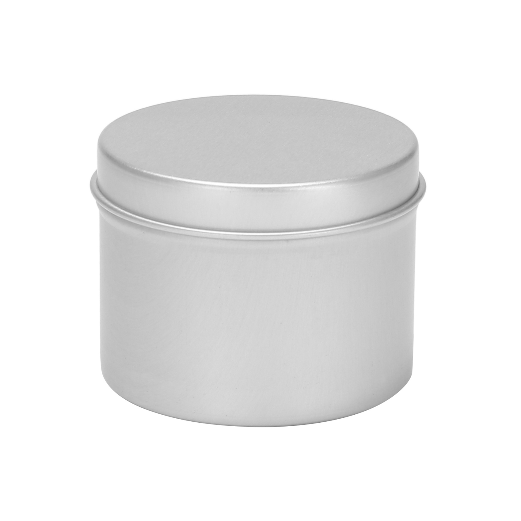 Black Tin Candle - 48 علبة معدنية دائرية لحفظ الشموع،