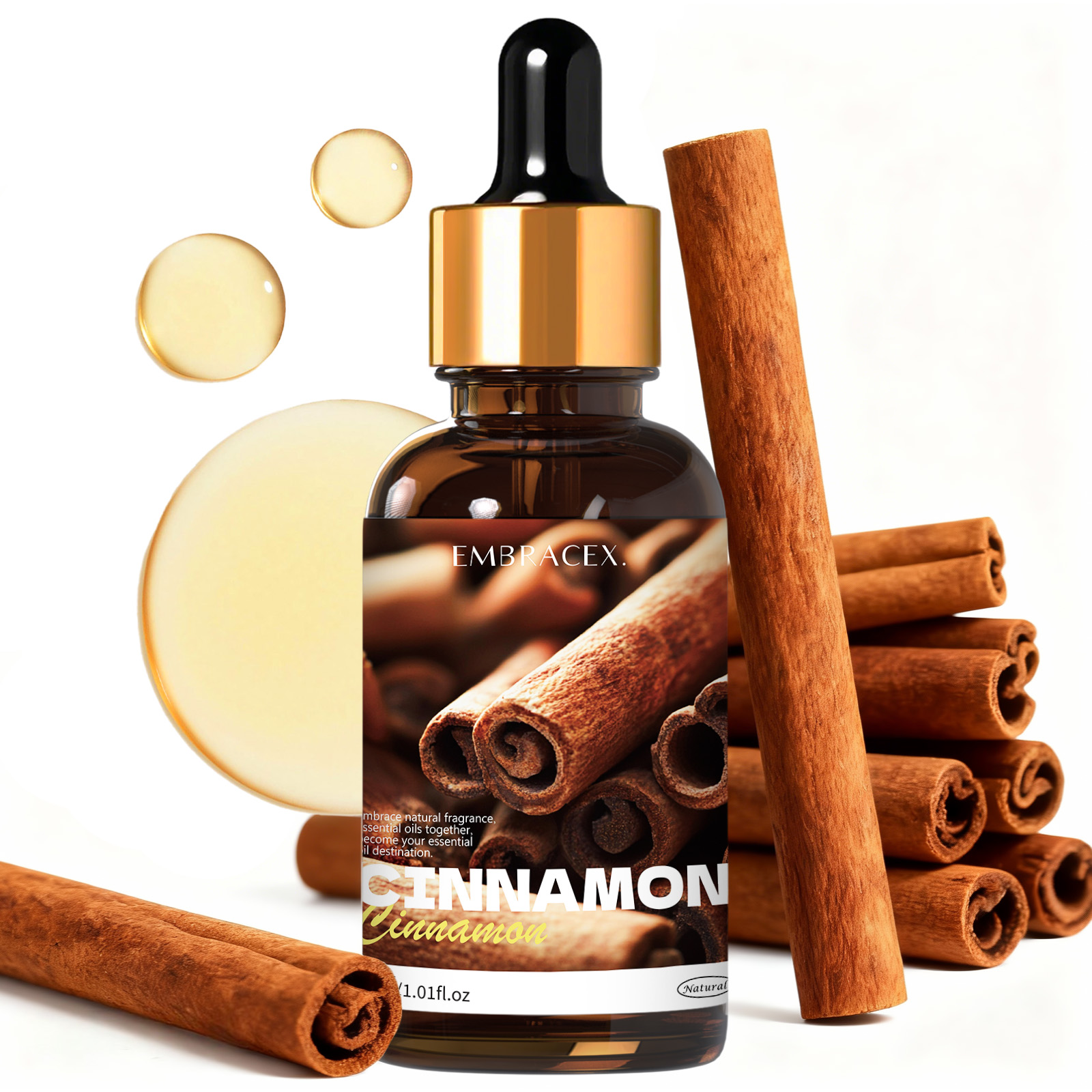 Candle Supplies Essential Oils - زيت القرفة العطري النقي 30 مل،