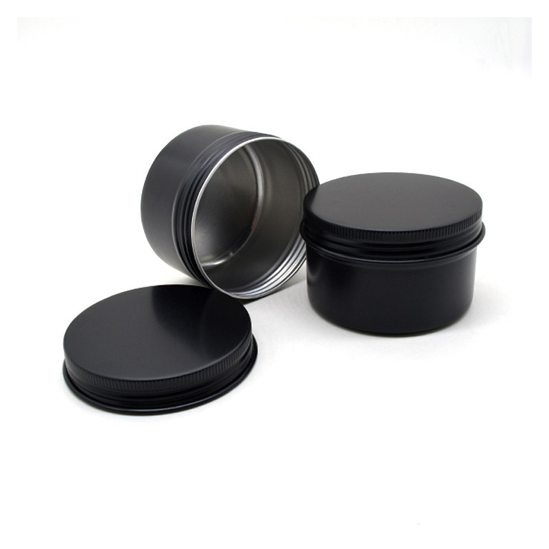 علب معدنية سوداء فارغة مستديرة - مراجعة Black Tin Candle وسعره