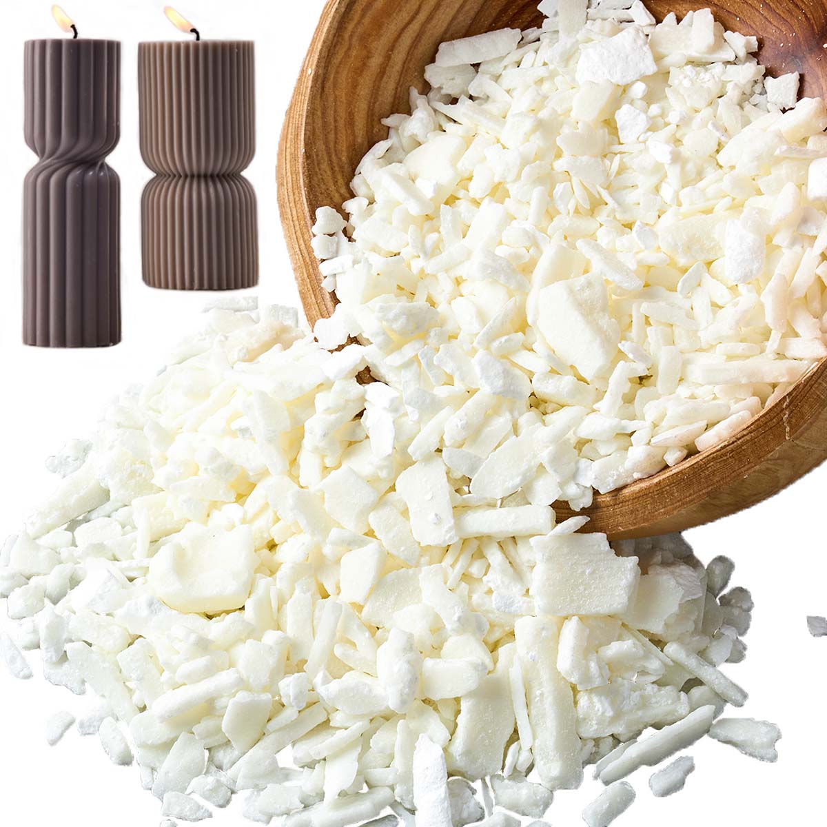 1 جنيه شمع الصويا الأبيض النقي - مراجعة Candle Supplies Tins وسعره