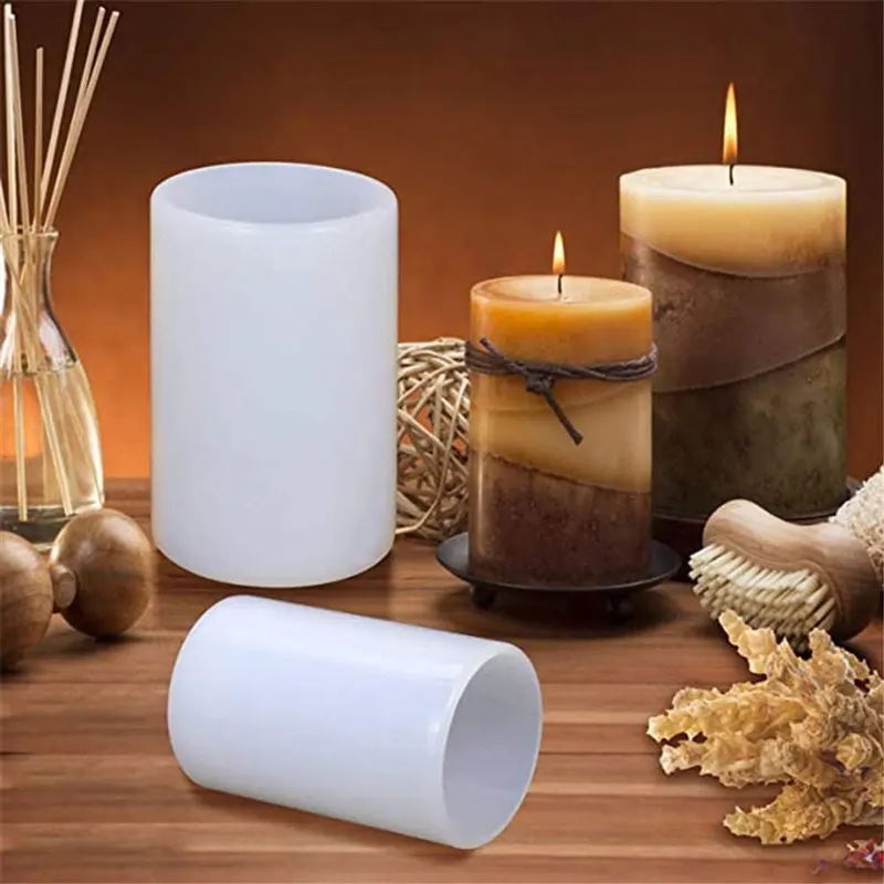 اسطوانة سيليكون شمعة قوالب الر - مراجعة Candle Supplies Tins وسعره