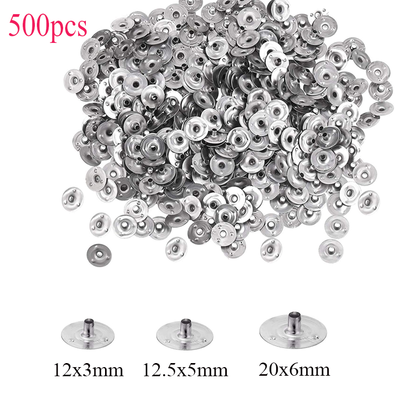 500 قطع شمعة الفتيل المعادن ال - مراجعة Candle Supplies Tins وسعره
