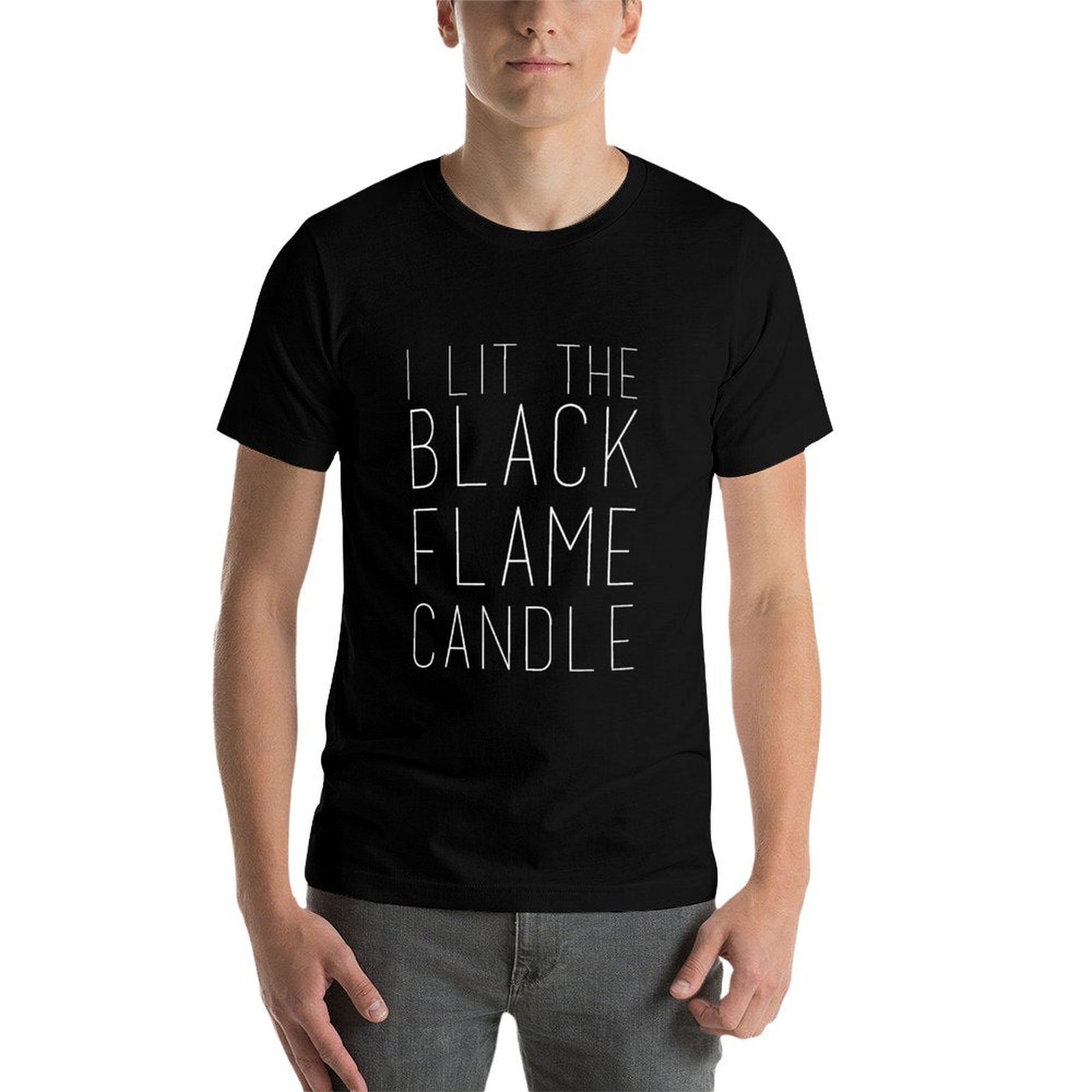 تي شيرت بلاك فليم كاندل (أبيض) - مراجعة Black Tin Candle وسعره