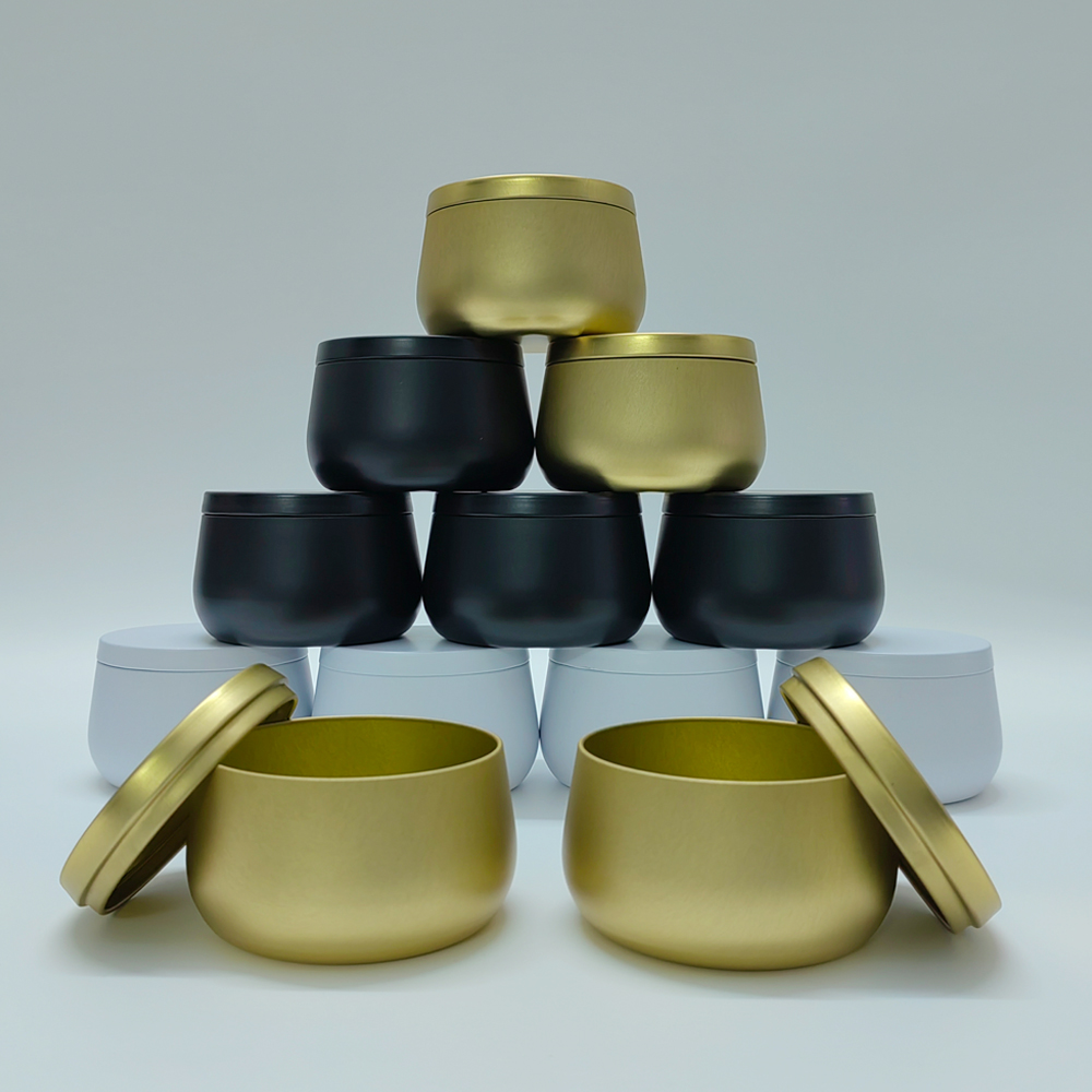 12 قطعة 8 أوقية أبيض أسود الذه - مراجعة Black Tin Candle وسعره