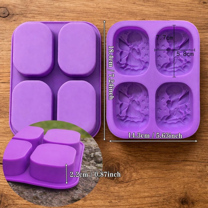 قالب سيليكون على شكل ملاك لمست - مراجعة Candle Supplies Tins وسعره